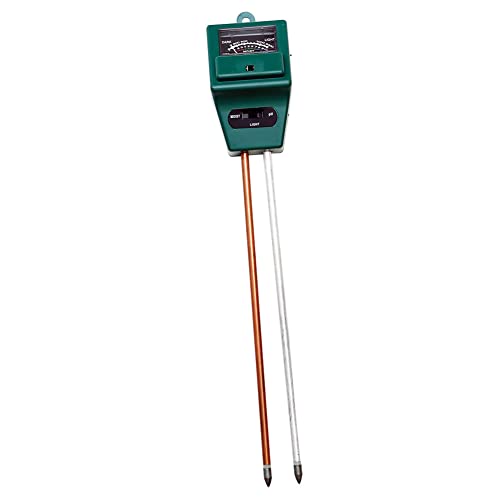 Evolved Habitats Evolved Harvest pH Meter - Reliable Easy-to-Use Moisture/Acidity/Alkalinity/Sunlight Content Soil Test Meter