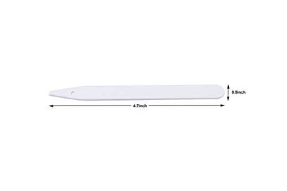 Delatanus 200PCS Plant Labels 4.7inch Plant Markers,White