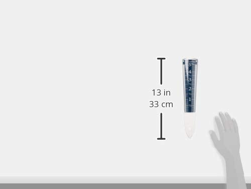 AcuRite (00850A3) Easy-to-Read, Magnifying Rain Gauge, Blue, 5" Capacity - color: Magnifying