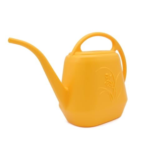Watering Can - with Long Spout - 1 Gallon - Yellow - color: Yellow