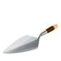 Bon 72-575 Brick Trowel Keystone Forged 12-inch Narrow London Leather Handle - size: 12-inch, style: Leather Handle