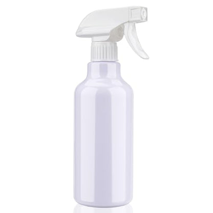 12oz/350ml Plastic Spray Bottles 1 Pack, Adjustable Mist/Stream - color: 16.9oz-White