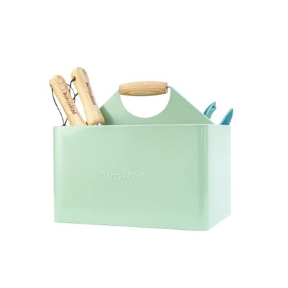 Garden Tool Organizer, Metal Garden Caddy with 4 Compartments