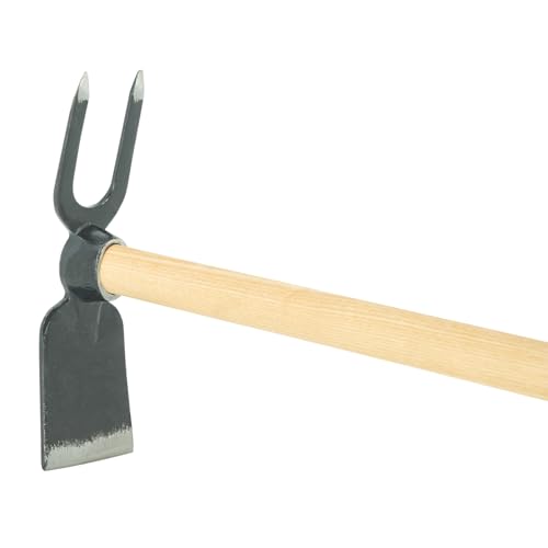 Adler 1919 Germany The Lily Square Garden Hoe & Cultivator Tool 41" (AG4) - style: Lily Square Hoe & Cultivator 41" Med