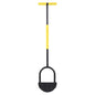 Half Moon Edger Lawn Tool, Manual Step Edger Saw Tooth Garden Hand Edging Shovel with Steel Long Handle for Yard Landscaping Borders Sidewalk Driveways Cable Burying Maintenance Flower Beds Grass
