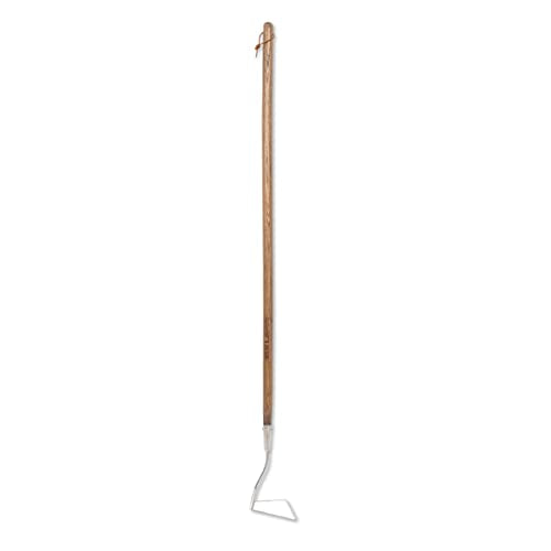 Spear & Jackson 4860SW Traditional English Style Stainless Steel Angled/Swoe Hoe - for Cutting Roots