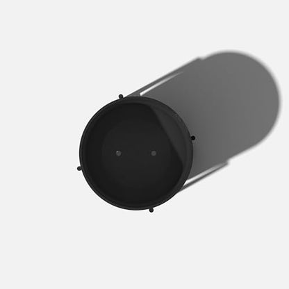 Veradek Mason Series Raised Lima Planter - Round Planter with Stand - color: Black, size: 15 inch - 2 Pack