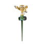RESTMO Heavy Duty All-Metal Impact Sprinkler Head on Sturdy Spike Base