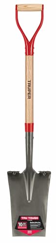 Truper, 30-Inch 31189 Tru Tough Garden Spade, Steel D-Handle