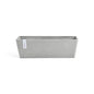 Ecopots Bruges Rectangular Flower Planter, White Grey, 21.5" - color: White Grey, size: 21.5"
