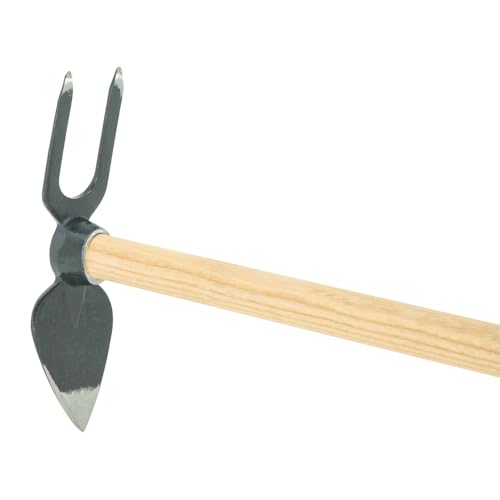 Adler 1919 Germany The Daisy Pointed Garden Hoe & Fork 41" (AG12) - style: Daisy Pointed Hoe & Cultivator 41" Medium