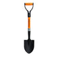 KOLEIYA Kids Shovel, Small Shovels for Digging, Overall Length 28 Inches, Mini D Handle Shovel,Gardening Shovels,Matel Beach Shovel,Camping Shovel Matel+Fiberglass - color: Orange