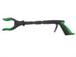 Grabber Tool 19" Aluminum Magnetic Claw with LED Light, Lightweight Foldable Reacher Grabber Pickup Tool, Gripper Grabbers for Elderly Grab it Reaching Tool Trash Picker Grabber, Green, By Luxet