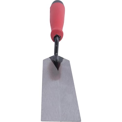 MARSHALLTOWN QLT Masonry Margin Trowel, 8 x 2 Inch, Red Soft Grip Handle - size: One Size