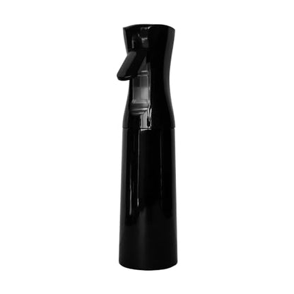 Ella & Sara 300ml Continuous Mist Spray Bottle (Black) - Professional Fine Mister for Salon Hairstyling, Barber, Plants, Pet Grooming, Cleaning & Essential Oils, Refillable Trigger Sprayer - color: Black, size: 300ML