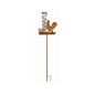 Headwind Consumer Products Rooster Rain Gauge Metal Stake, Decorative Garden Rainfall Measurement