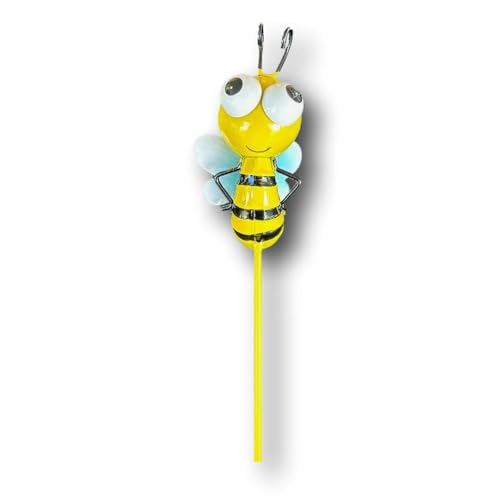 GERSON Beautiful Garden Plant Stake Picks Indoor or Outdoor (Adorable Bumble Bee), CHG 501 - color: Adorable Bumble Bee