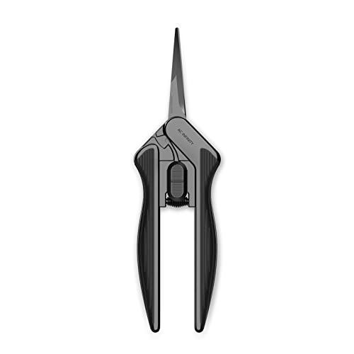 AC Infinity Ergonomic Pruning Shear 6.6”, Stainless Steel Straight Blades - style: Straight Blades
