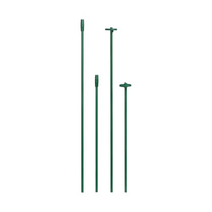 Backyard Expressions Adjustable Plant Stakes, 16 Pack with Clips and Ties