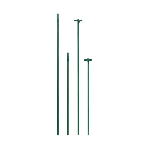 Backyard Expressions Adjustable Plant Stakes, 16 Pack with Clips and Ties