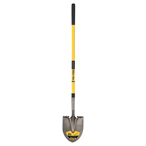 TRUPER PRL-F Long Handle Round Point Shovels Fiberglass 58" (147Cm)