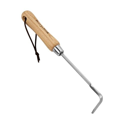 Garden Hook Weeder, L-Shape Single Claw Hook Crack Weeder - size: 12'' Hook Weeder