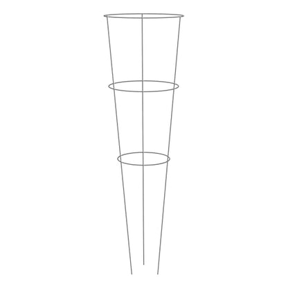 33 Inch Galvanized Steel Tomato Cage Heavy Duty Vegetable Plant Support Frame