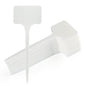 KINGLAKE GARDEN Large Plastic Plant Labels 6 Inch 50 Pack White Extra Large