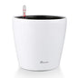 Dexceder 9x8 Self Watering Planter (White High Gloss) - color: Ceramic White, size: 9x8