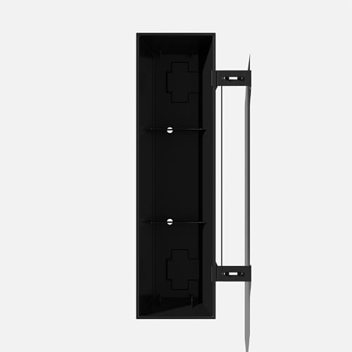 Veradek Pure Series Railing Planter - Tapered Window Box with Bracket - color: Black, size: 36 inch