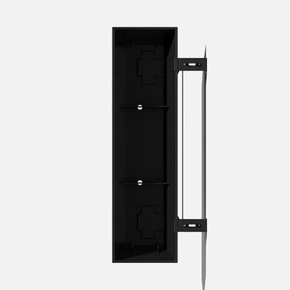 Veradek Pure Series Railing Planter - Tapered Window Box with Bracket - color: Black, size: 36 inch - 2 Pack