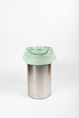 13 Gallon Compostable Drawstring Trash Bags by BioBag, 40 Count, BPI Certified, Meets ASTM D6400 Standards, Easy-Tie Kitchen Liners - style: 13 Gallon With Drawstring
