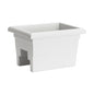 Root & Vessel Countryside Railing Planter Box, 16 Inch, White - color: White, size: 16 Inch