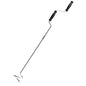 Stainless Steel Compost Aerator Tool - Manual Turner & Mixer for Compost Tumblers and Bins | Faster Decomposition, Rust-Proof - size: Double Handle
