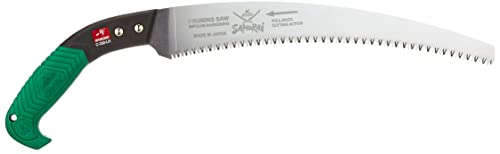 Kanzawa Samurai Ichigeki Pruning Saw 330mm C-330-LH with plastic grip (with sheath) (Japan Import)