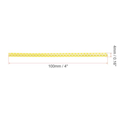 HARFINGTON 500pcs Bag Twist Ties 4" Reusable Plastic Twist Ties Wire Cable Ties for Party Bread Candy Cake, Yellow - color: Yellow