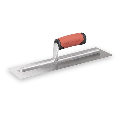 MARSHALLTOWN QLT Concrete Finishing Trowel, 14 x 4 Inch, Carbon Steel Blade - size: 14 x 4 Inches