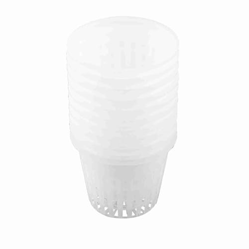 Hydroponic Baskets, 10-Pack 3 Inch Net Pots for Orchids & Plants