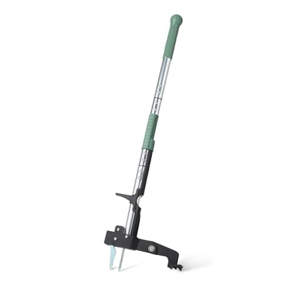 Amazon Basics Stand Up Weed Puller for Garden and Backyard, 4 Claw, 39.61", Black/Olive - style: Weed Puller
