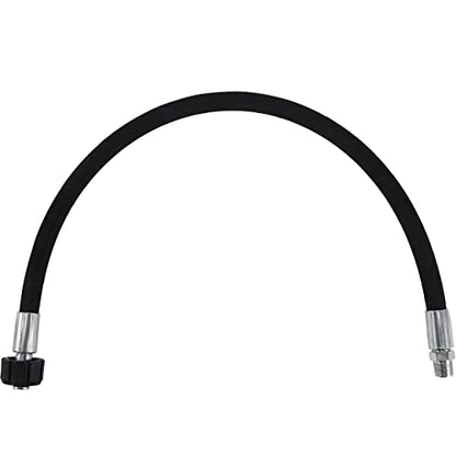 Tool Daily Pressure Washer Whip Hose 2 FT, 3/8" NPT + M22-14 Female Thread - size: 2 FT