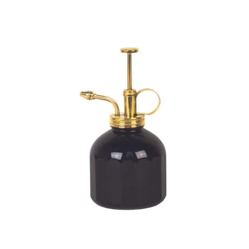 Modern Sprout Plant Mister - 8 oz Indoor Watering Can & Sprayer - Black - color: Black