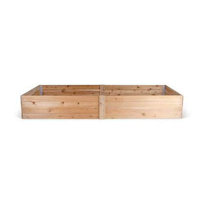 Infinite Cedar Select Cedar Raised Garden Bed (4' x 8' 14" H) - size: 4' x 8' x 14" H