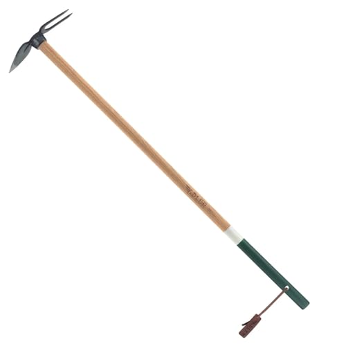 Adler 1919 Germany The Daisy Pointed Garden Hoe & Fork 41" (AG12) - style: Daisy Pointed Hoe & Cultivator 41" Medium