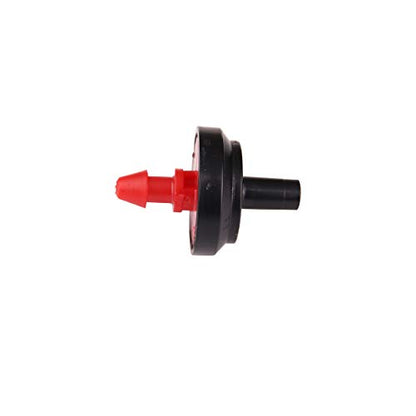 Raindrip PC2050B Pressure Compensating Dripper, 50-Pack, Red/Black - size: 50-Pack