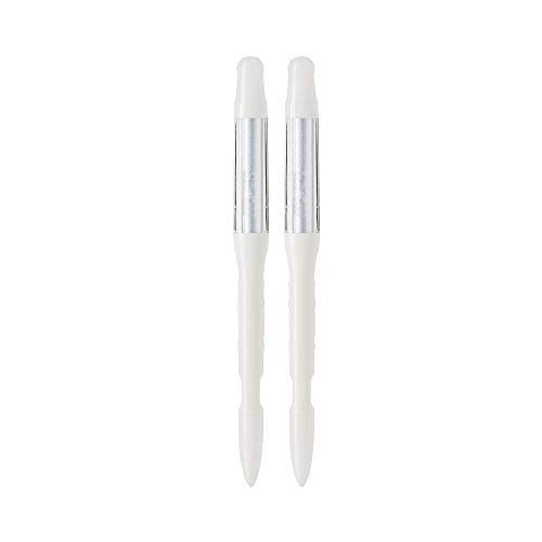 Sustee Aquameter (Small White Refillable - Bundle of 2) - House Plant Soil Moisture Meter, Humidity Sensor Probe, Water Level Indicator - Best for Indoor Potted Plants