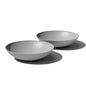 Veradek Mason Series Lane Bowl - Large Outdoor Bowl Planter - color: Gray, size: 8"H x 32"DIA 2PK