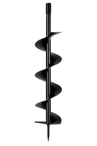 Garden Planting Auger Drill Bit, 1.57 x 31.5 Extra-Long Soil Digging Tool with Tungsten Carbide Tip, Bulb Planter Attachment for Cordless Drill
