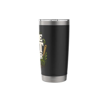 Make Dirt Better Composting Soil Builder Compost Stainless Steel Insulated Tumbler - color: Black