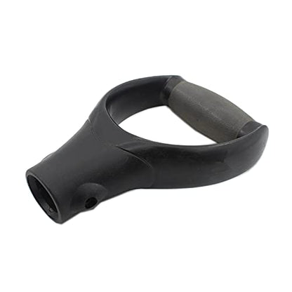 Shovel D Grip Handles,ULIFESTAR D Shaped Snow Shovel Replacement Handle,32mm/1.26'' Inner Diameter Digging Raking Tool Replacement Spade Handles for Lawn Garden Spade Fork Shovel - size: D Shape(Black and Gray)