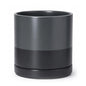 D'vine Dev 10 Inch Ceramic Planter Pot, Slate, 94-O-E-5 - color: Slate, size: Large